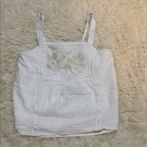 Abercrombie Kids Cream Camisole with Floral Detail